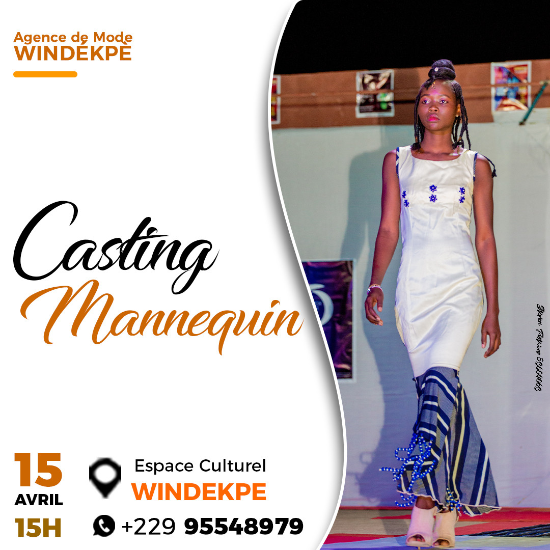 Affiche Casting mannequin
