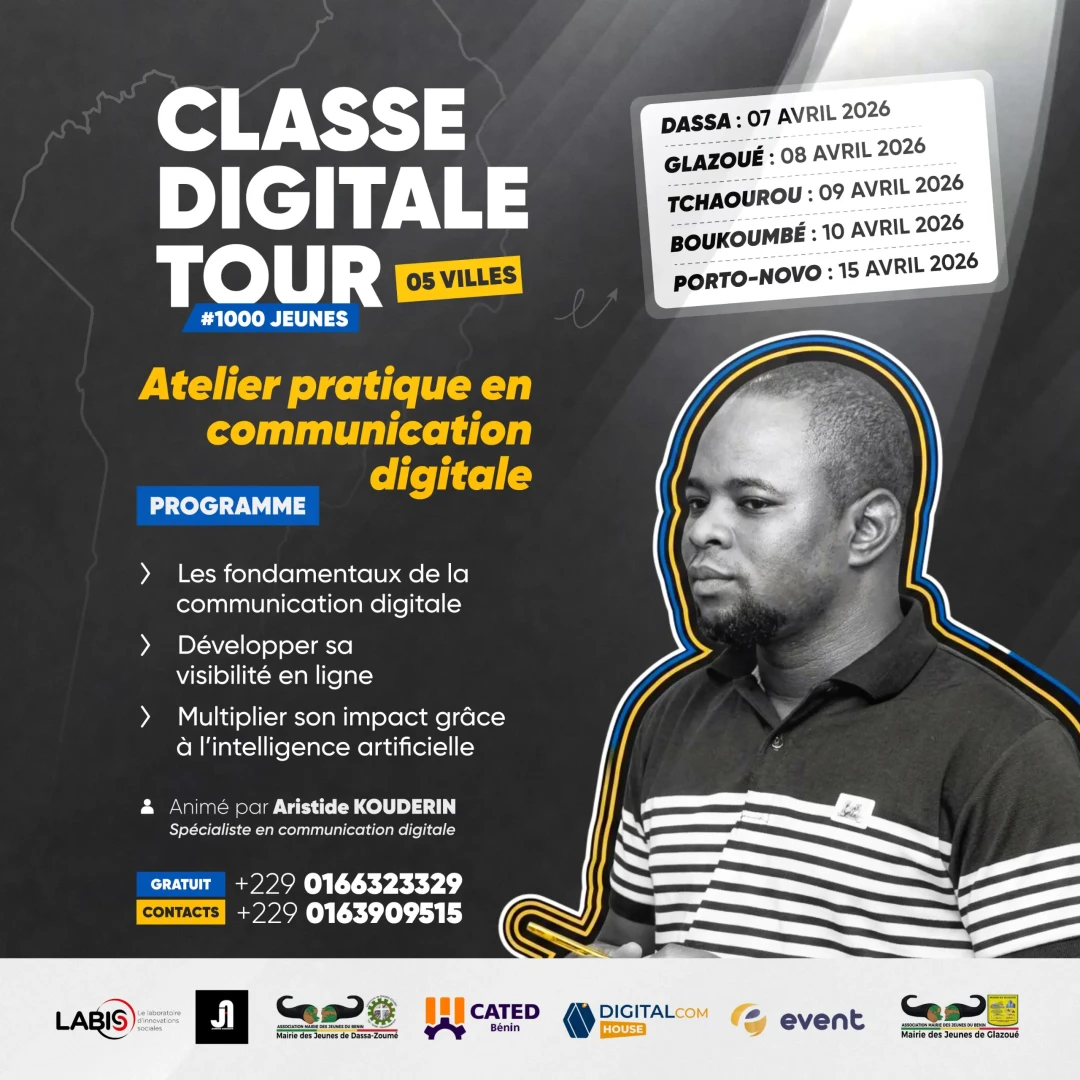 Affiche CLASSE DIGITALE TOUR – ÉDITION 1