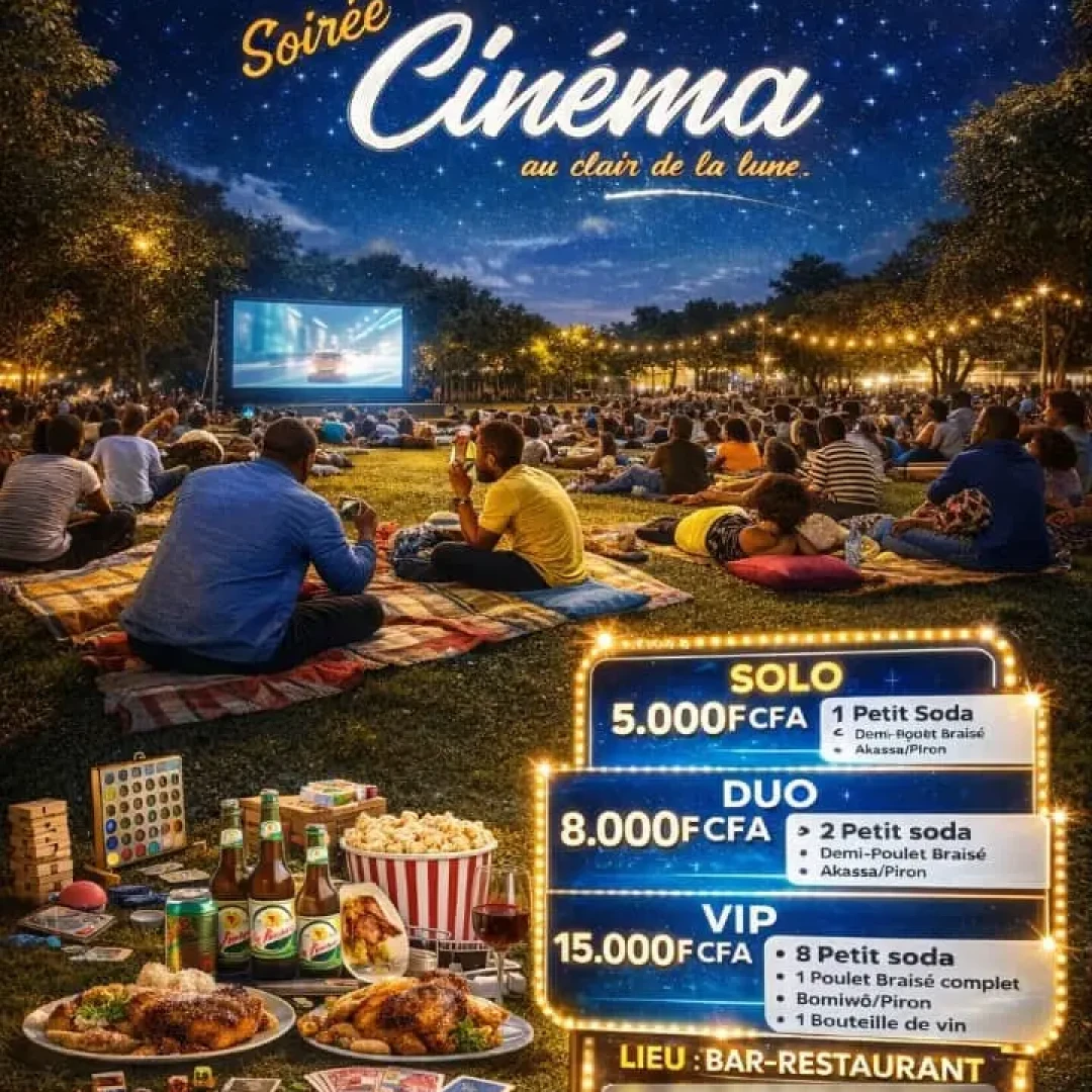 Affiche Soirée cinéma plein air
