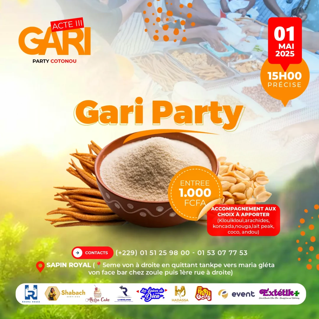 Affiche GARI PARTY - ACTE III