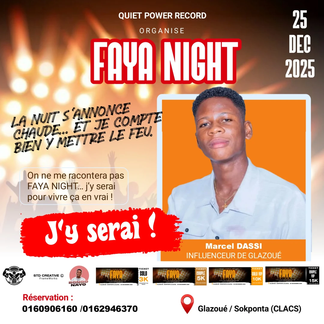Affiche FAYA NIGHT