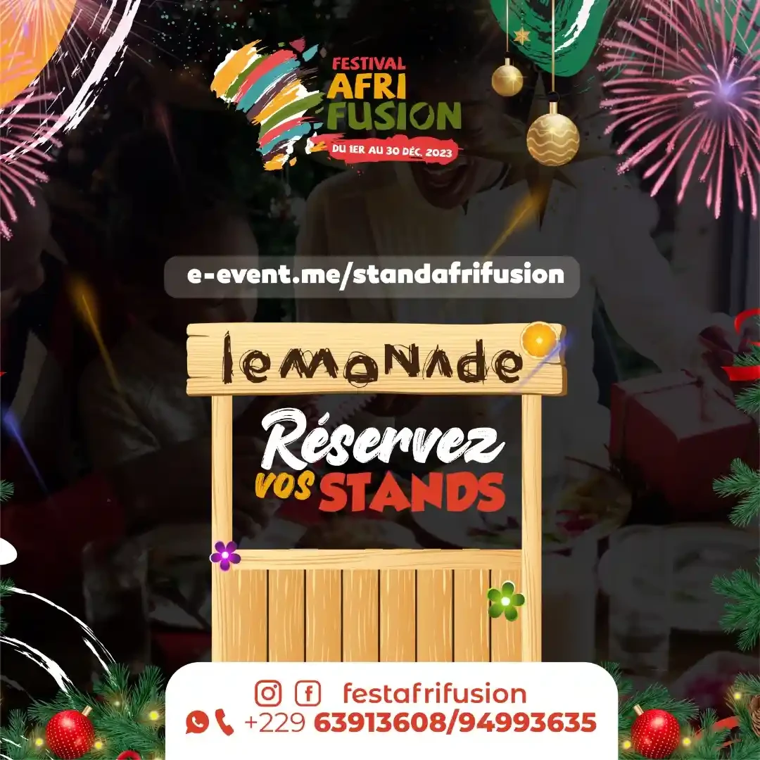 Affiche Réservation de stand sur AfriFusion