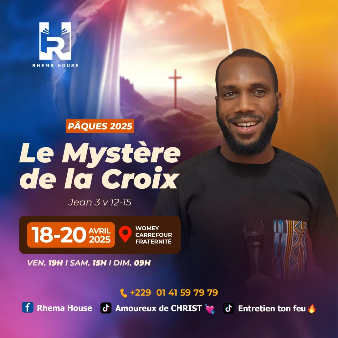 Affiche PÂQUES 2025 - RHEMA HOUSE