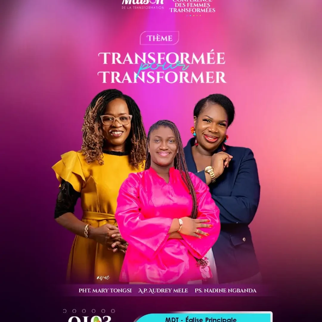 Affiche CONFERENCE DES FEMMES TRANSFORMEES