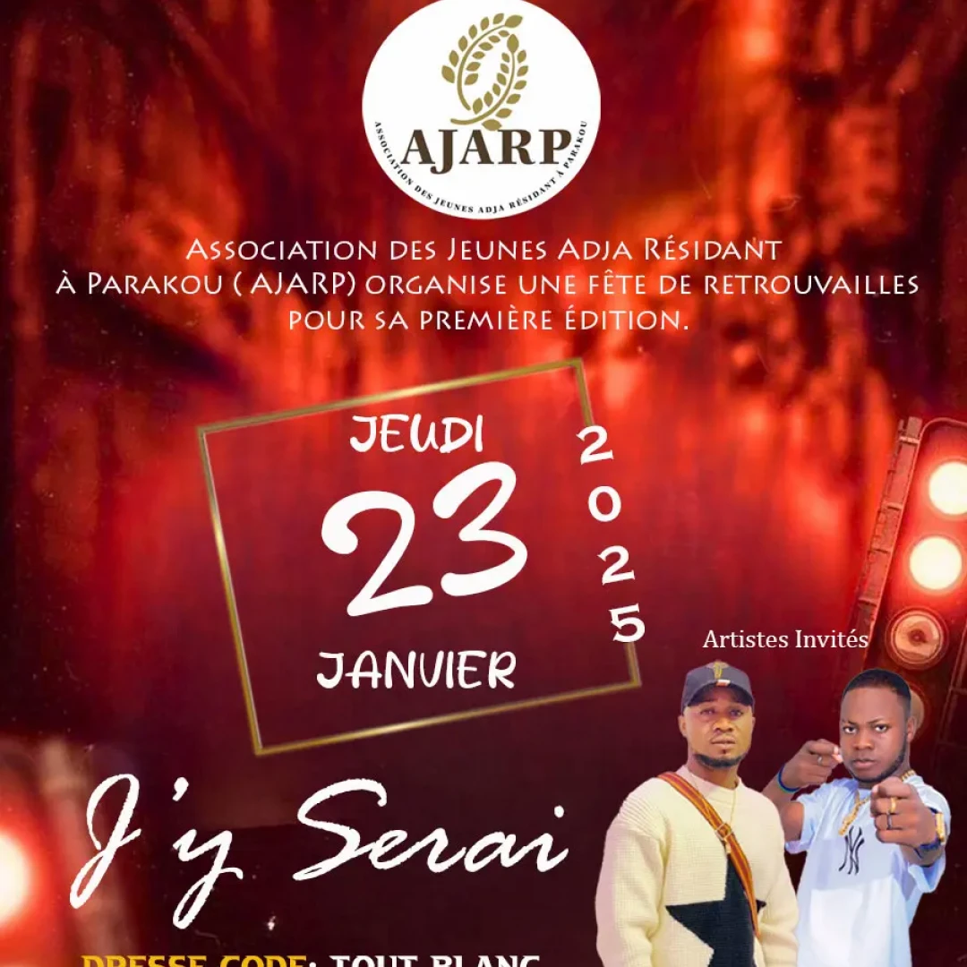 Affiche Association des Jeunes Adja résident à parakou