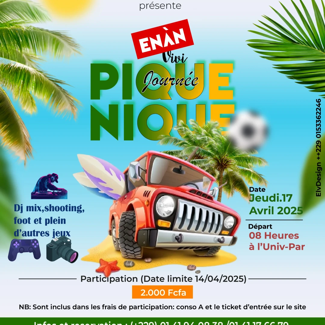Affiche Enàn ViVi (Journée Pique-Nique)