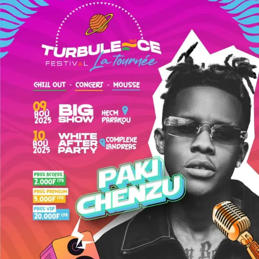 Affiche Turbulence Festival est un événement Chill Out