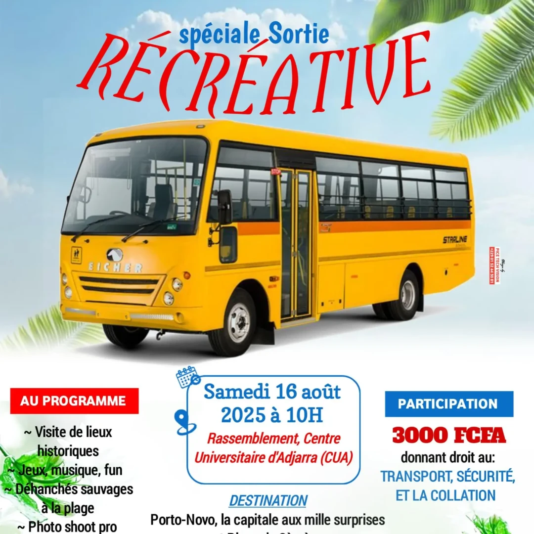 Affiche CUA SORTIE RÉCRÉATIVE
