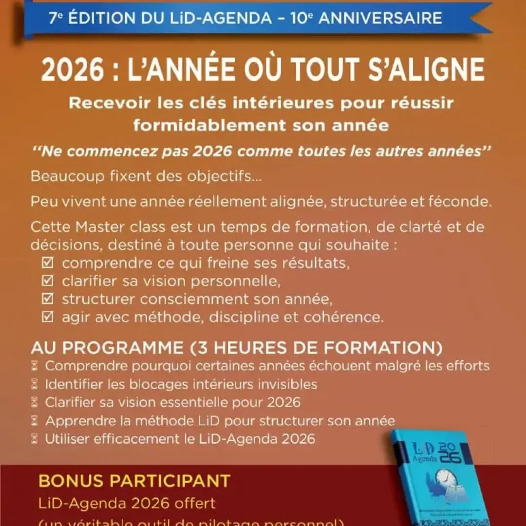 Affiche MasterClass Horizon Succès 2026