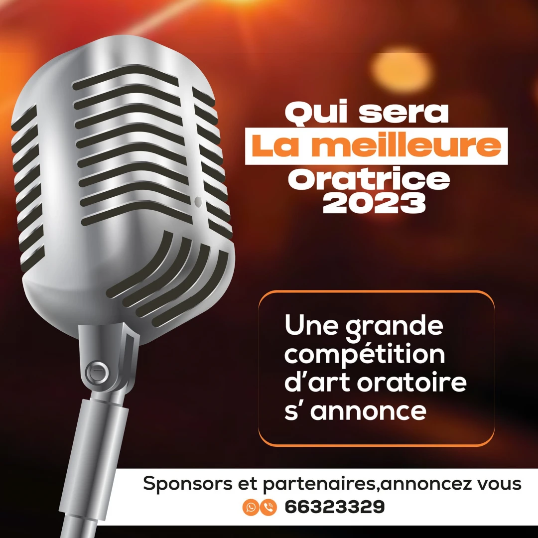 Affiche Prix de la Meilleure Oratrice 2023