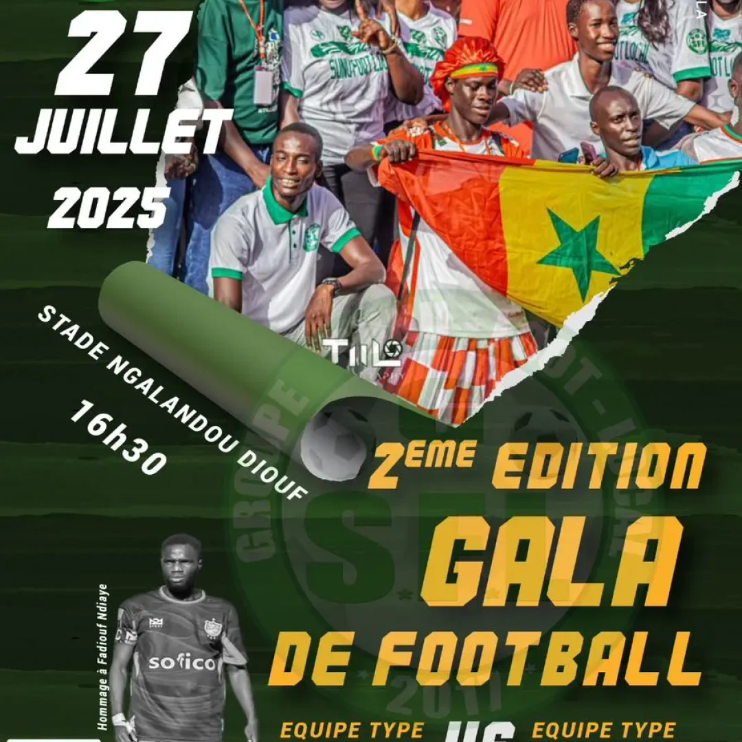 Affiche 2ème Edtion MATCH DE GALA