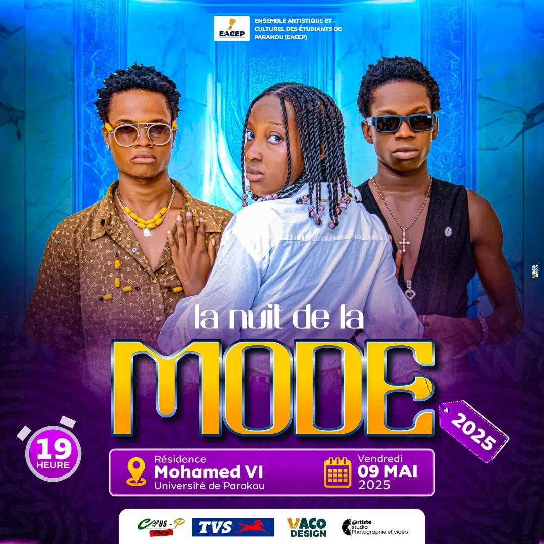 Affiche LA NUIT DE LA MODE EACEP 2025