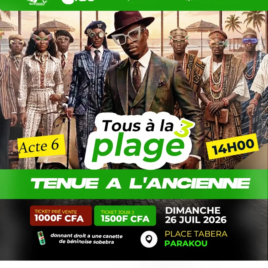Affiche Tous à la plage 3 - Tenue à l'ancienne
