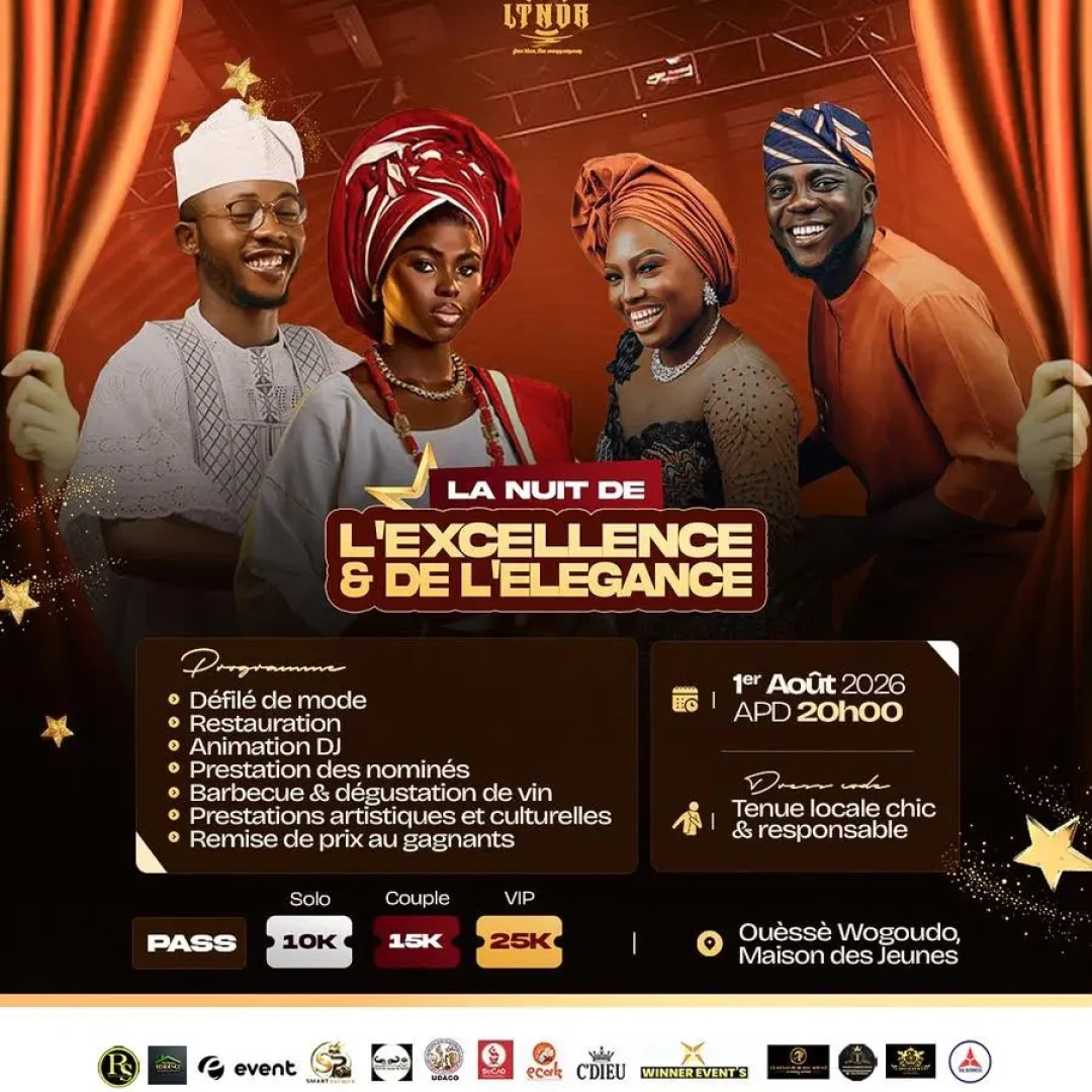 Affiche LA NUIT DE L'EXCELLENCE & DE LELEGANCE