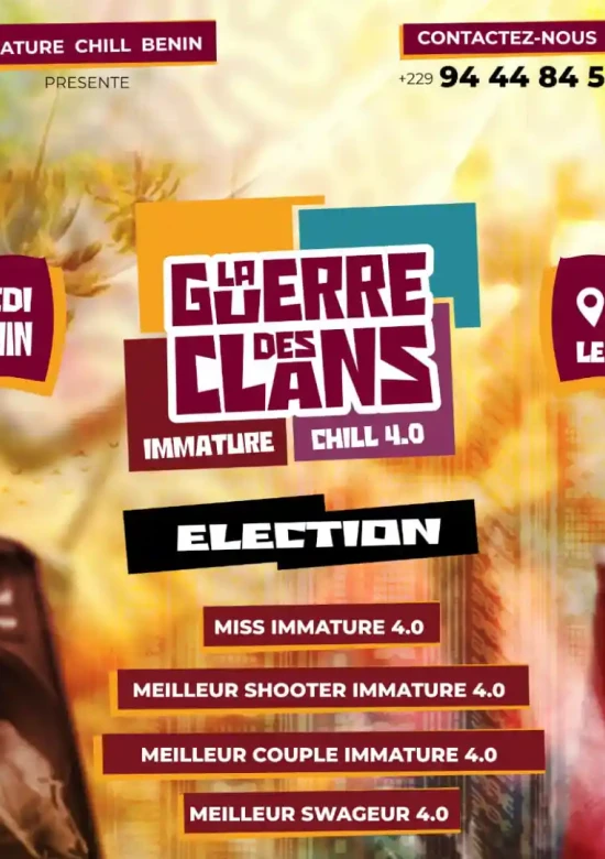 Guerre des clans (immature chill 4.0)
