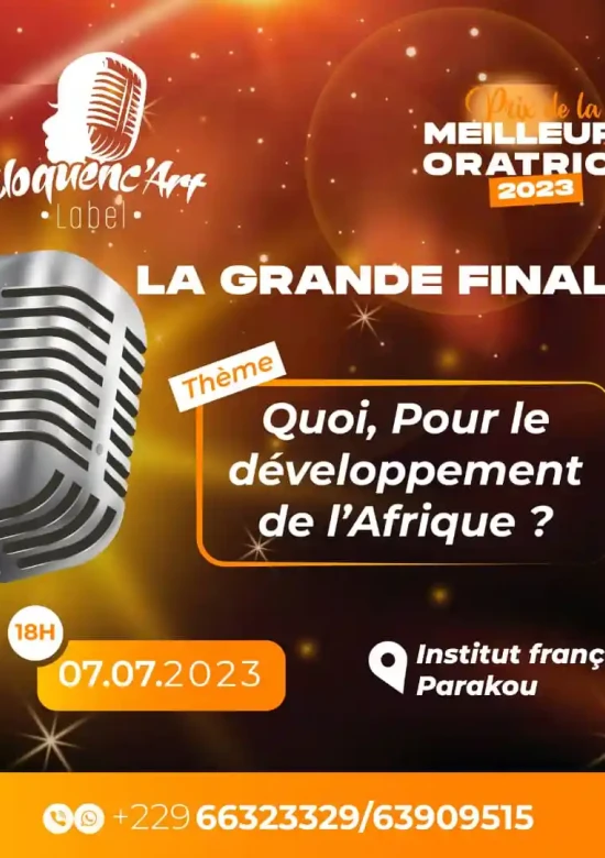 Grande Finale du Prix de la Meilleure Oratrice