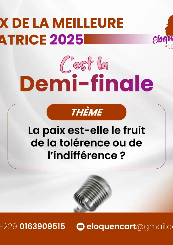Demi-finale du Prix de la Meilleure Oratrice 2025