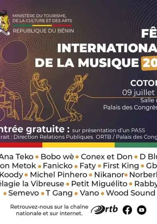 La Fête Internationale de la Musique 2023 - COTONOU