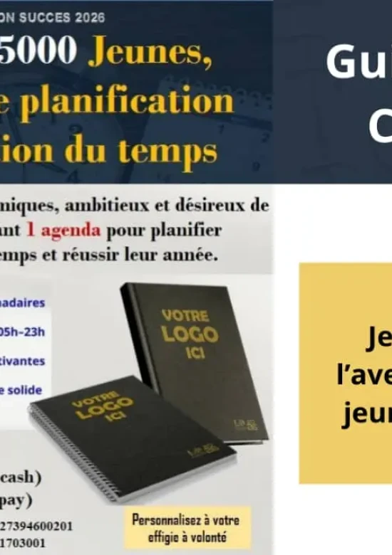 5.000 Agendas pour 5.000 Jeunes – Bâtir l’avenir par l’organisation