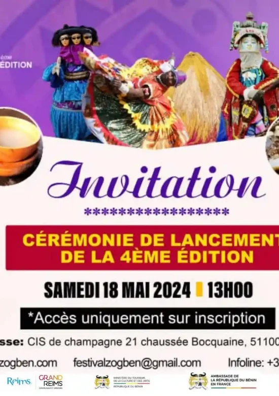 Cérémonie de lancement de la 4ème édition du Festival International Zogben