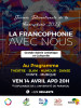 Affiche LA FRANCOPHONIE AVEC NOUS