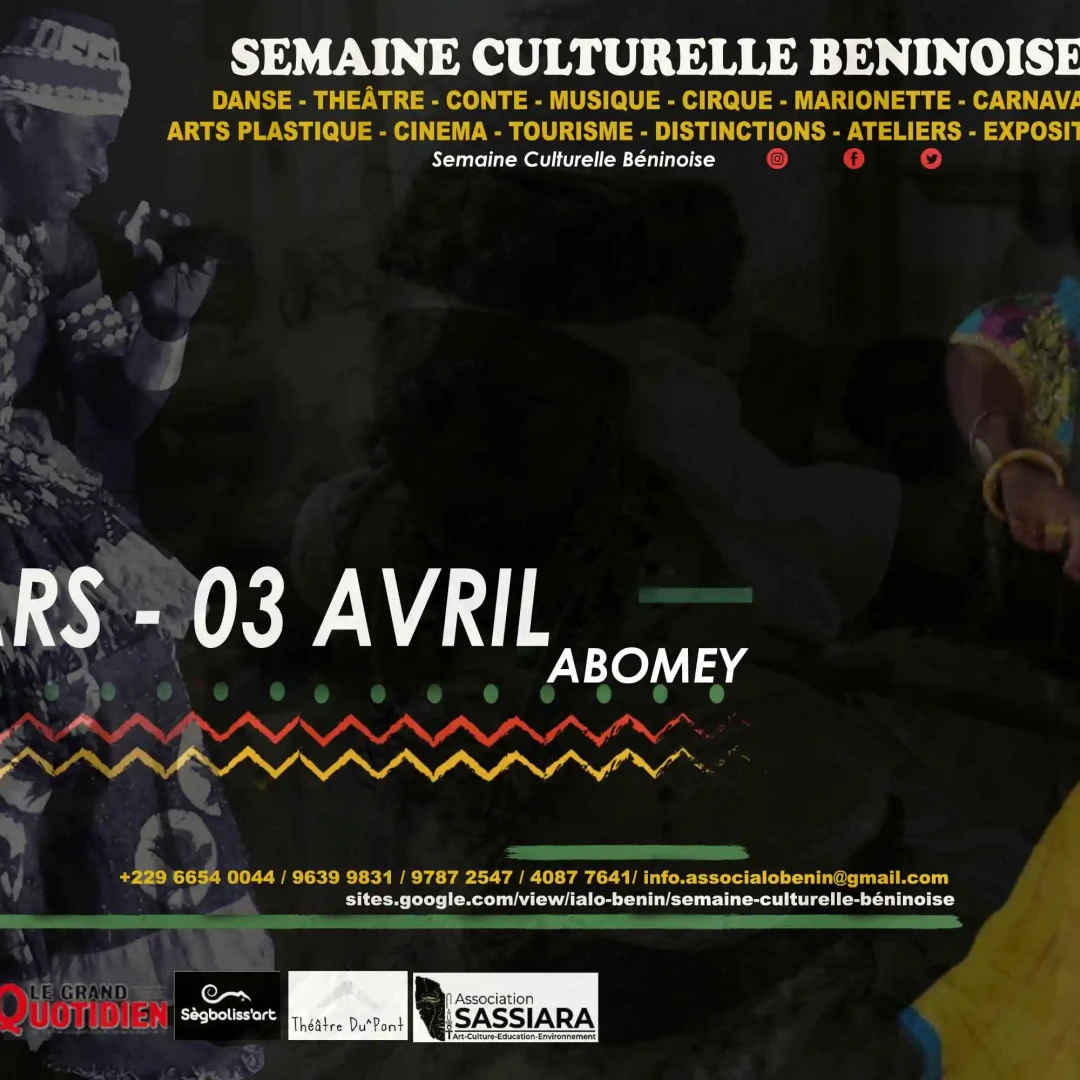 Affiche Semaine Culturelle Béninoise