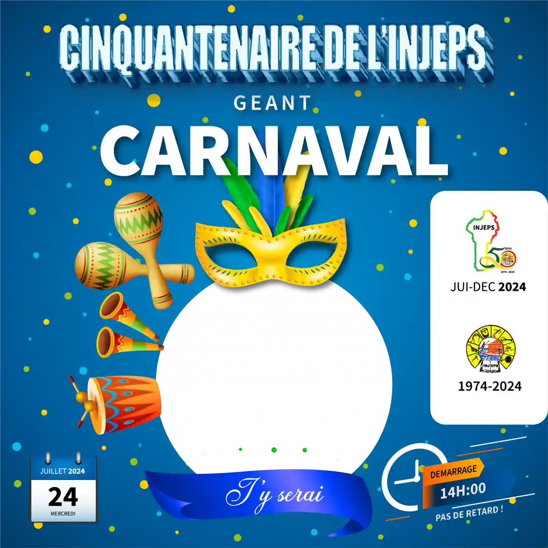 CARNAVAL DU CINQUANTENAIRE DE L'INJEPS PORTO-NOVO